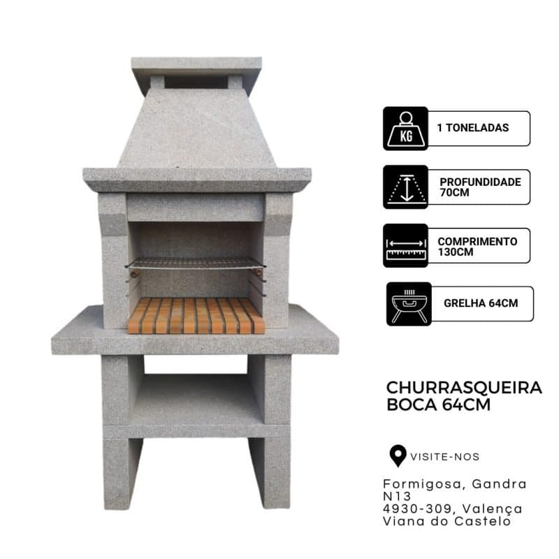 Churrasquera Boca 64cm