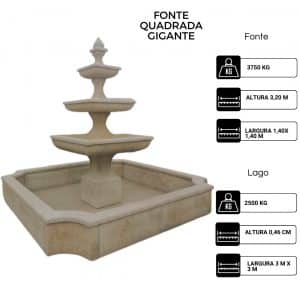 Fonte Quadrada Gigante