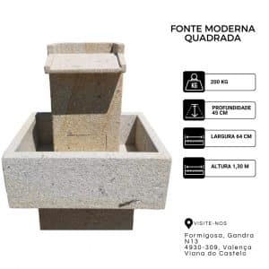 Fonte Moderna Quadrada