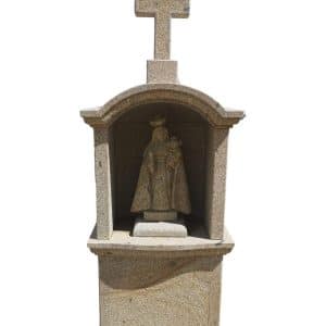 Capelinha- N. Sra. com Manto e Menino ao Colo
