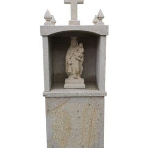 Capelinha- N. Sra. com Manto e Menino ao Colo