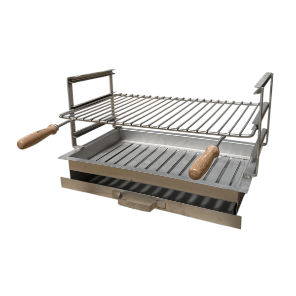 Grelhador Churrasqueira de Encastrar com Grelha em Inox