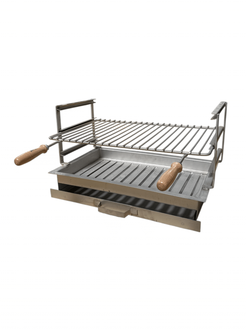 Grelhador Churrasqueira de Encastrar com Grelha em Inox